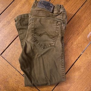 Boys wrangler dark khaki pants